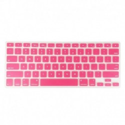 Rózsaszín - Puha szilikon billentyűzet borító védőbőr MacBook Pro Air 13 15 17 retinához