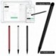 Fekete - 1db Kapacitív toll képernyő Stylus ceruza iPhone iPad táblagéphez Samsung