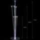 Nincs szín - 7 cső tiszta léggömb oszlop függőleges lufi kijelző állvány esküvői party dekoráció