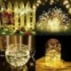 10M meleg fehér - 50 / 100LED Fairy Light réz húr távirányító akkumulátoros 8 funkció