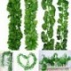 Görögdinnye szőlő - 200 cm-es Ivy Leaf Garland zöld növény műanyag szőlőlomb otthoni kerti díszek
