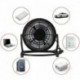 Fekete - Mini hordozható USB asztali ventilátor Kis, csendes, személyes hűtő USB-vel működő asztali ventilátor