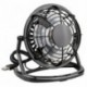 Fekete - Mini hordozható USB asztali ventilátor Kis, csendes, személyes hűtő USB-vel működő asztali ventilátor