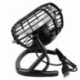 Fekete - Mini hordozható USB asztali ventilátor Kis, csendes, személyes hűtő USB-vel működő asztali ventilátor