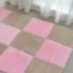 rózsavörös - DIY puha bársonyos plüss bolyhos szőrme szőnyeg bozontos szőnyeg hálószoba padlószőnyeg