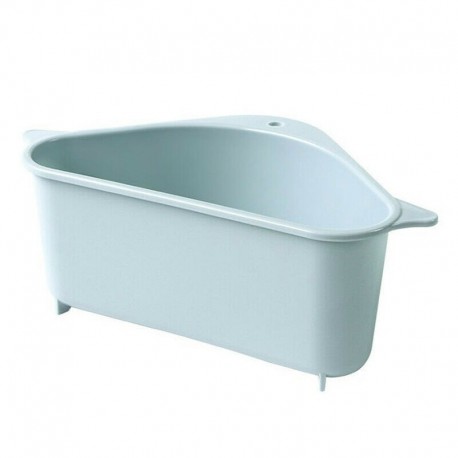 Kék - Háromszög tárolótartó multifunkcionális leeresztő polc tároló állvány mosogató szívó