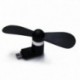 Zöld - Aranyos Mini Micro USB elektromos ventilátor Android telefonhűtő hűtés SmartPhone-hoz