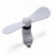 Kék - Aranyos Mini Micro USB elektromos ventilátor Android telefonhűtő hűtés SmartPhone-hoz