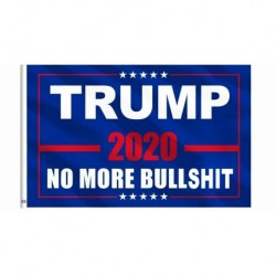Nincs szín - Blue Trump Flag no BS 2020 Make America Again 3x5 lábas MAGA Flag Banner