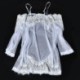 L - Szexi női fehérnemű hálóing Hálóruha Babydoll csipke fehérnemű G-string ruha
