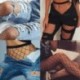 4 * - Divat női háló háló necc bodystockings minta harisnya harisnya harisnya