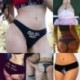 * 14 ROSE RED M méret - Női szexi fehérnemű csipke tanga G-string V-string bugyi Knickers fehérnemű