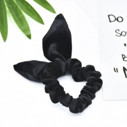 1db fekete nyuszi fülhajú haj ... - 100db női divat hajkötők lófarok tartó rugalmas kötél fejpánt hajszalagok