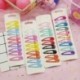 A-13 * 6Pcs / készlet - BB Snap Hair Clip hajtű Barrette fejfedő kiegészítő kislányos gyermekek számára