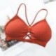 fehér - Női szexi fehérnemű melltartó Bustier Bralette párnázott Push Up Crop Felsők fehérnemű USA