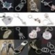 * 7 Fekete csat karabiner kulcs ... - Hordozható kreatív ötvözet fém kulcstartó autó kulcstartó unisex kulcstartó