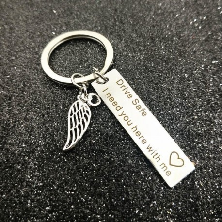 * 3 szárny - Hordozható kreatív ötvözet fém kulcstartó autó kulcstartó unisex kulcstartó kulcstartó gyűrű