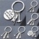 * 44 - Hordozható kreatív ötvözet fém kulcstartó autó kulcstartó unisex kulcstartó kulcstartó gyűrű