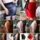fehér - Női áttetsző feszes szexi Bodycon mini szoknya rövid ceruzaruha
