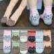 M-3 - Híres művészetfestés Unisex téli meleg zokni Retro állati virágos puha zokni
