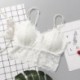 fehér - Női csipke virágos termés felső melltartó mellény Bralet Camisole tartály felsők Bralette Bustier