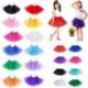 Halványlila - LÁNYOK TUTU SKIRT DANCE PARTY HEN BALET TULLE TUTU 3 RÉTES SZOKNÉL 2-8 ÉV