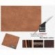 Sötétkék - Vintage férfi bőr pénztárca Billfold vászon Bifold pénztárca tengelykapcsoló kártya pénztartó