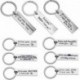 * 7 Fekete csat karabiner kulcs ... - Unisex kreatív ötvözet fém kulcstartó autó kulcstartó kulcstartó iránytű