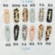 * 19 - Női Retro Hajcsíptető Bobby Pin Leopard Hajszalag hajtű Barrette Comb hozzáférés