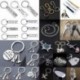 * 42 bilincs - Kreatív fémötvözet kulcstartó kulcstartó unisex kulcstartó iránytű kulcstartó gyűrű