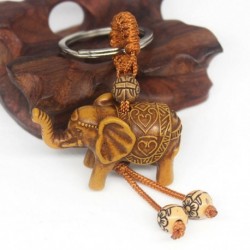 * 15 Elefánt kulcstartó - Kreatív fémötvözet kulcstartó kulcstartó unisex kulcstartó iránytű kulcstartó gyűrű