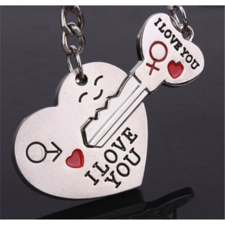 * 25 Szerelmes pár - Kreatív fémötvözet kulcstartó kulcstartó unisex kulcstartó iránytű kulcstartó gyűrű