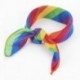 Nincs szín - Rainbow Bandana Gay Pride Stripe fejpánt fejkendő LMBT fesztivál haj tartozék