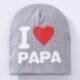 Fekete & MAMA - UK Toddler Kids puha pamut téli meleg Beanie Hat csecsemő baba fiú lány sapka