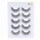 * 019 - 5pár 6D Mink Hair műszempilla hosszabbító vastag, hosszú, törékeny szempillák
