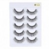 * 019 - 5pár 6D Mink Hair műszempilla hosszabbító vastag, hosszú, törékeny szempillák