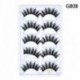 * 019 - 5pár 6D Mink Hair műszempilla hosszabbító vastag, hosszú, törékeny szempillák