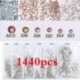 1440db Csillogó kristályos - strasszos dísz körömhöz - műkörömhöz - SS10 verzió