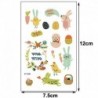 Ideiglenes Tetoválás - vízálló matrica - unisex - Húsvéti mintákkal - 12-es verzió