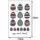 Ideiglenes Tetoválás - vízálló matrica - unisex - Húsvéti mintákkal - 11-es verzió