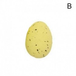 Sárga - Húsvéti buborék tojás DIY kézzel készített húsvéti hab élénk színű hamis tojás party dekorok x1