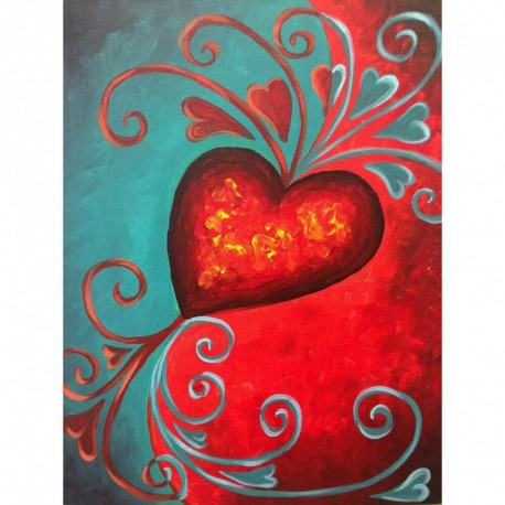 13 * Love-A1059 30 * 40cm - 5D barkács teljes körű fúró gyémántfestés kézimunka fal kézműves készletek ajándék