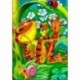 10- Frosch (40 * 30cm) - 5D barkács teljes fúrással gyémántfestés béka keresztszemes hímzés mozaik