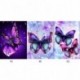 3 * pillangó / 40 * 30cm - 5D barkács teljes fúrással gyémántfestés pillangó hímzés mozaik kézműves készlet 9DE