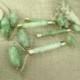 Nincs szín - Természetes rózsakvarc arc Jade Stone Roller masszázs eszköz Arcmasszírozó USA