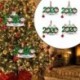 4 tagú családtag - 2020 Boldog karácsonyt lógó díszcsalád, személyre szabott díszek karácsonyi dekoráció