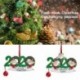 2 tagú családtag - 2020 Boldog karácsonyt lógó díszcsalád, személyre szabott díszek karácsonyi dekoráció
