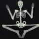 Nincs szín - Halloween kellékek világító emberi csontváz függő dekoráció szabadtéri party dekoráció