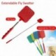 Kék - Hosszabbítható Fly Swatter kézi úszó, teleszkópos hosszú fogantyúval, műanyag
