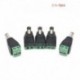 Férfi - DC 12 V-os tápfeszültség-csatlakozó adapter 5050 3528 LED-szalag fényforrásokhoz